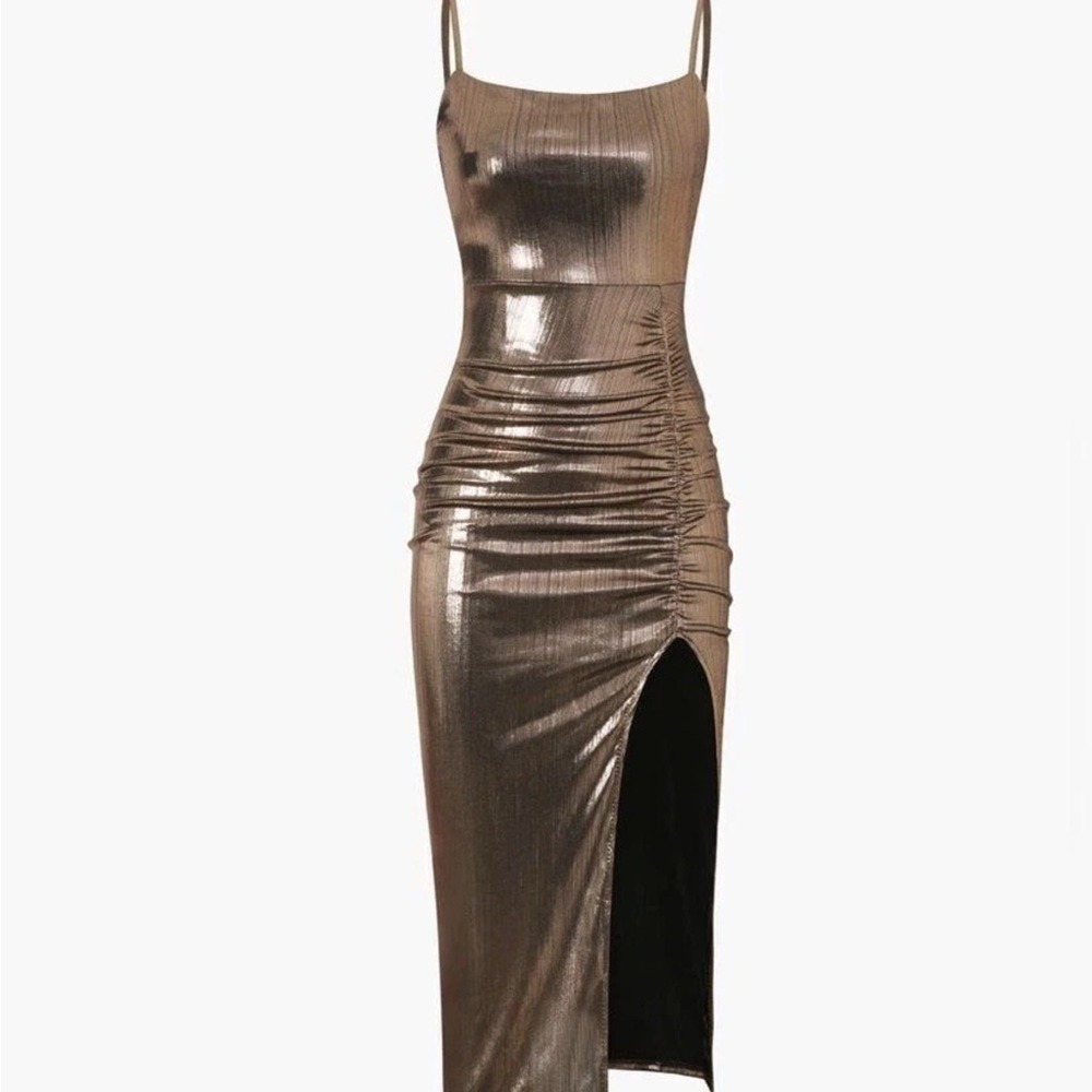 Elegant Metallic Dress size small‎ - Picture 11 of 12